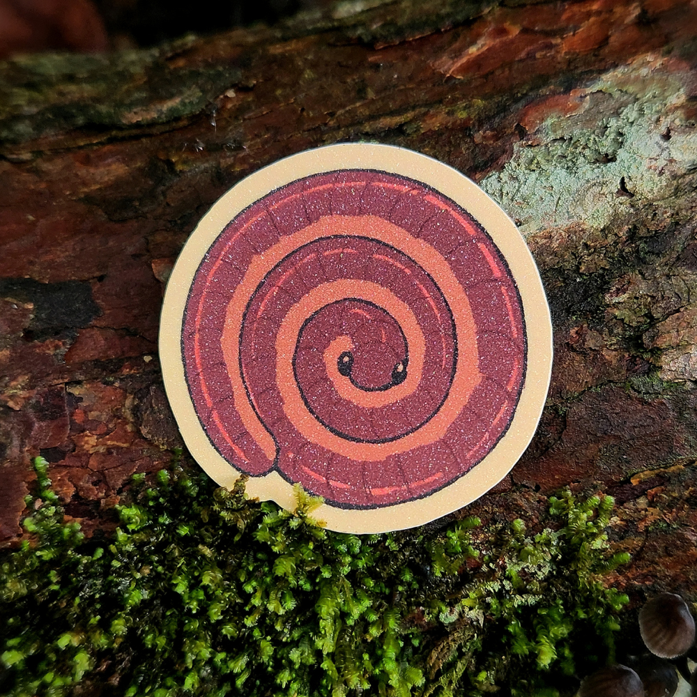 Malaysian Giant Millipede Sticker