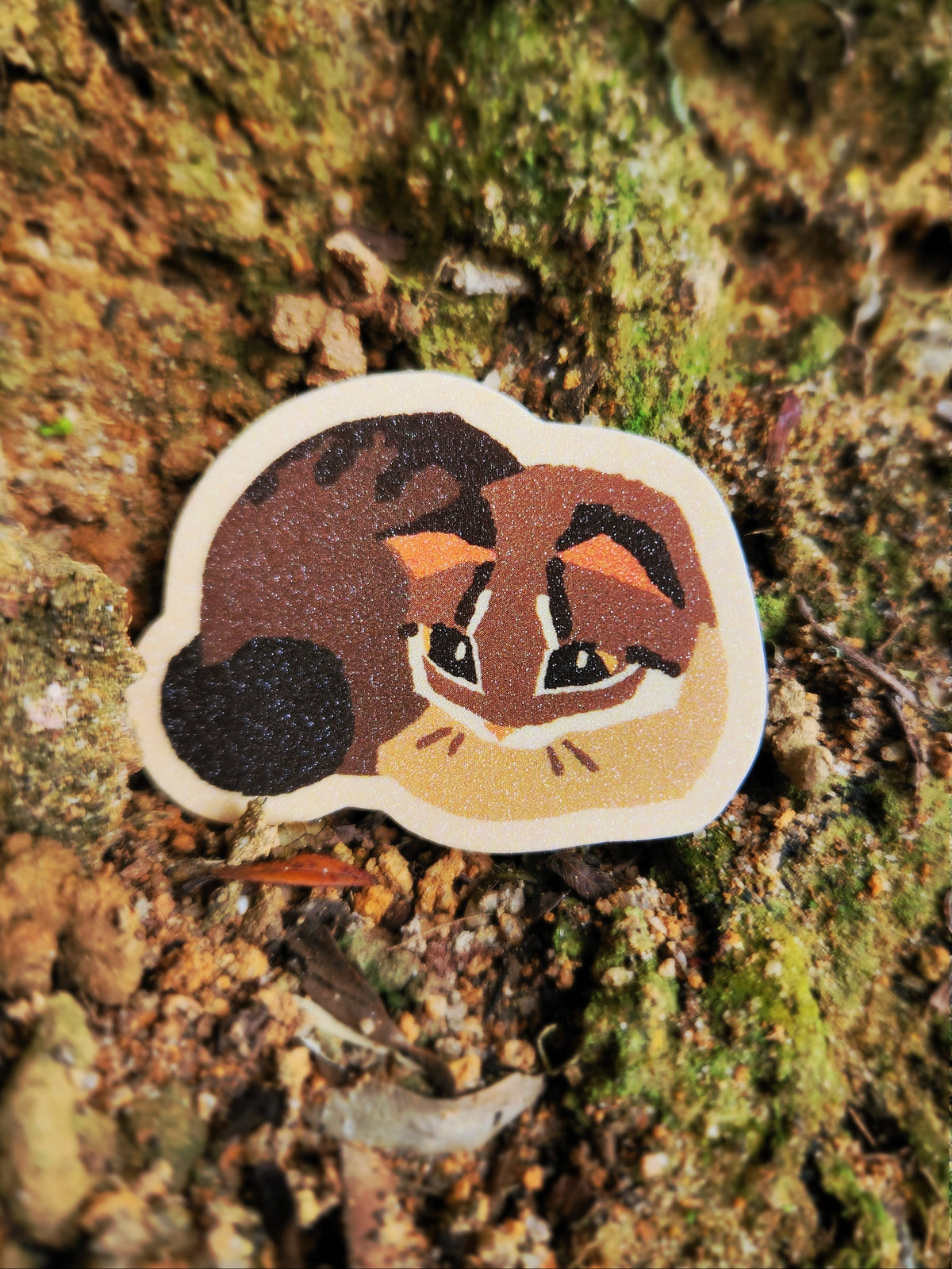 Flat-headed Cat Sticker