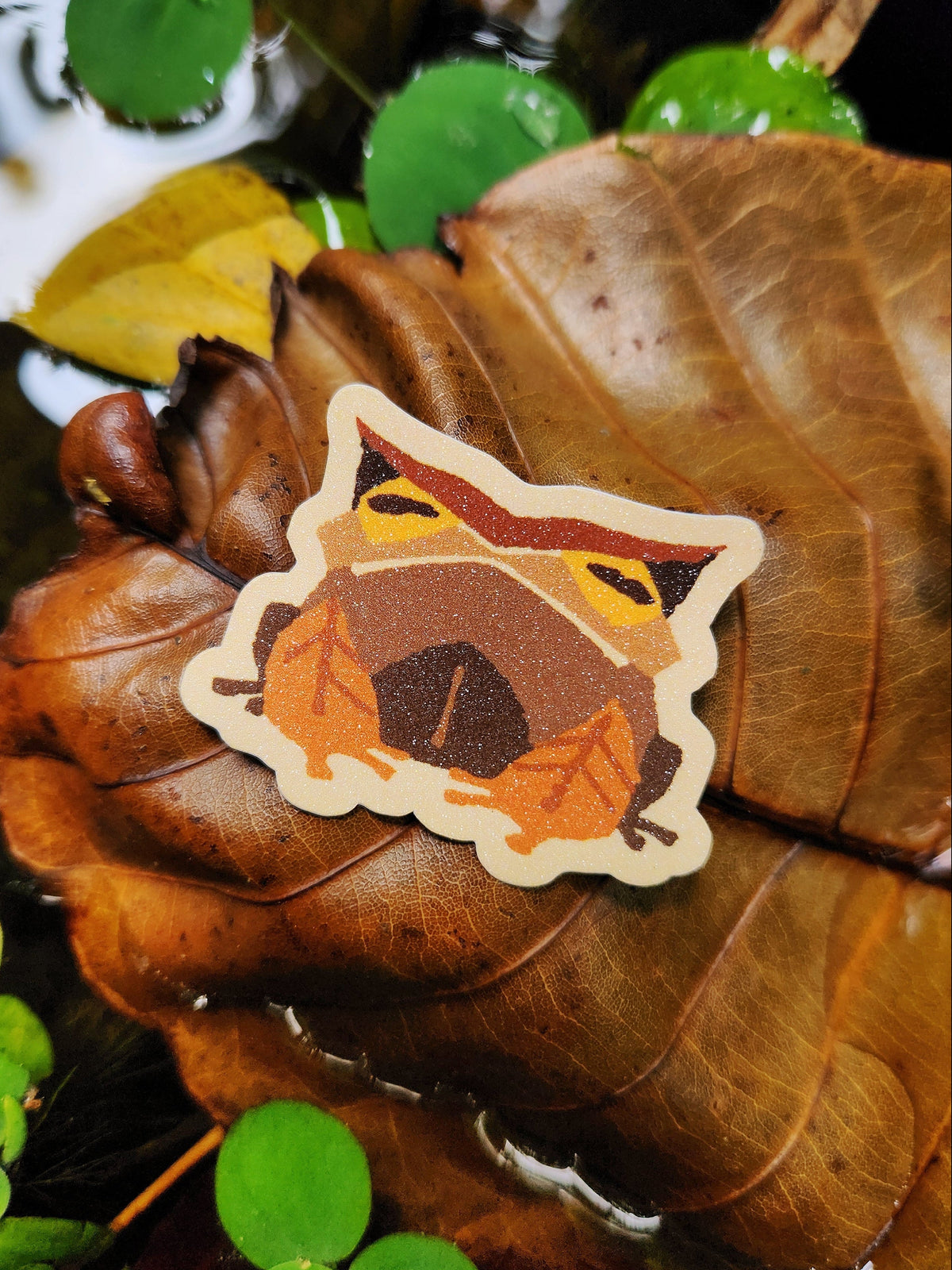 Malayan Horned Frog Sticker