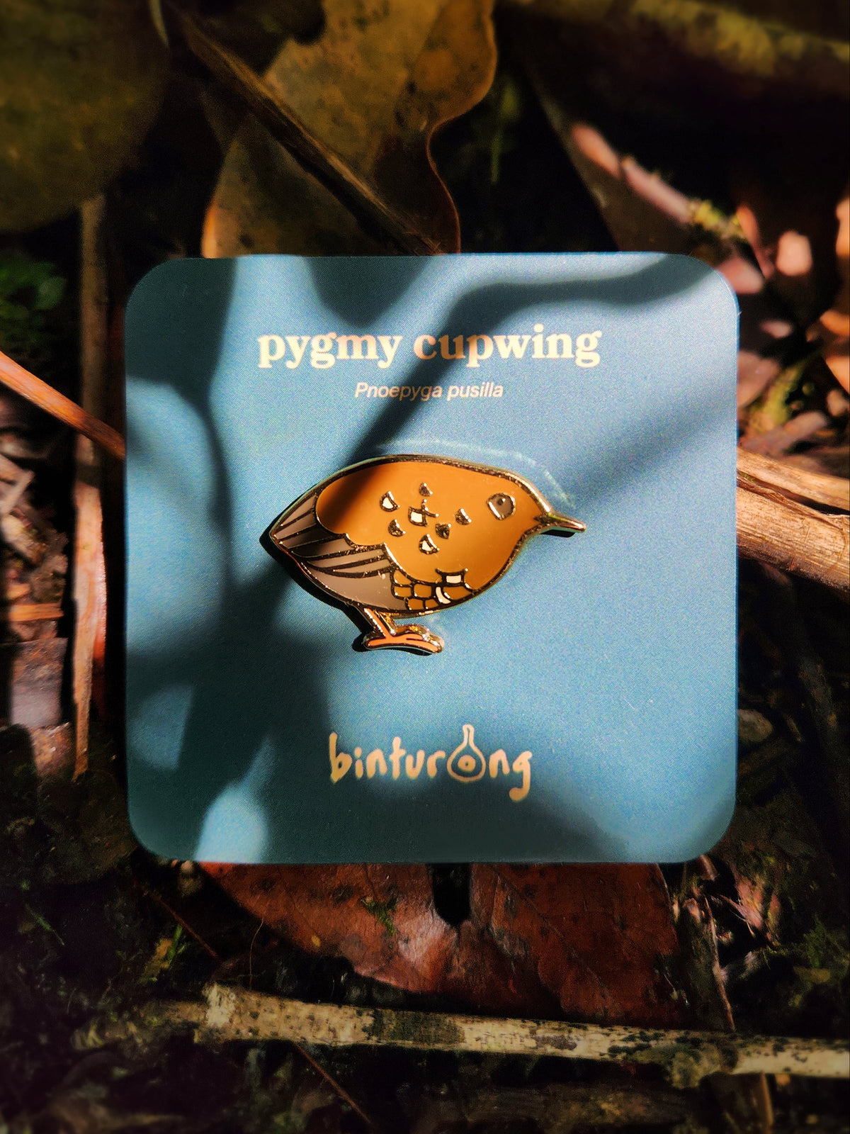 Pygmy Cupwing Enamel Pin