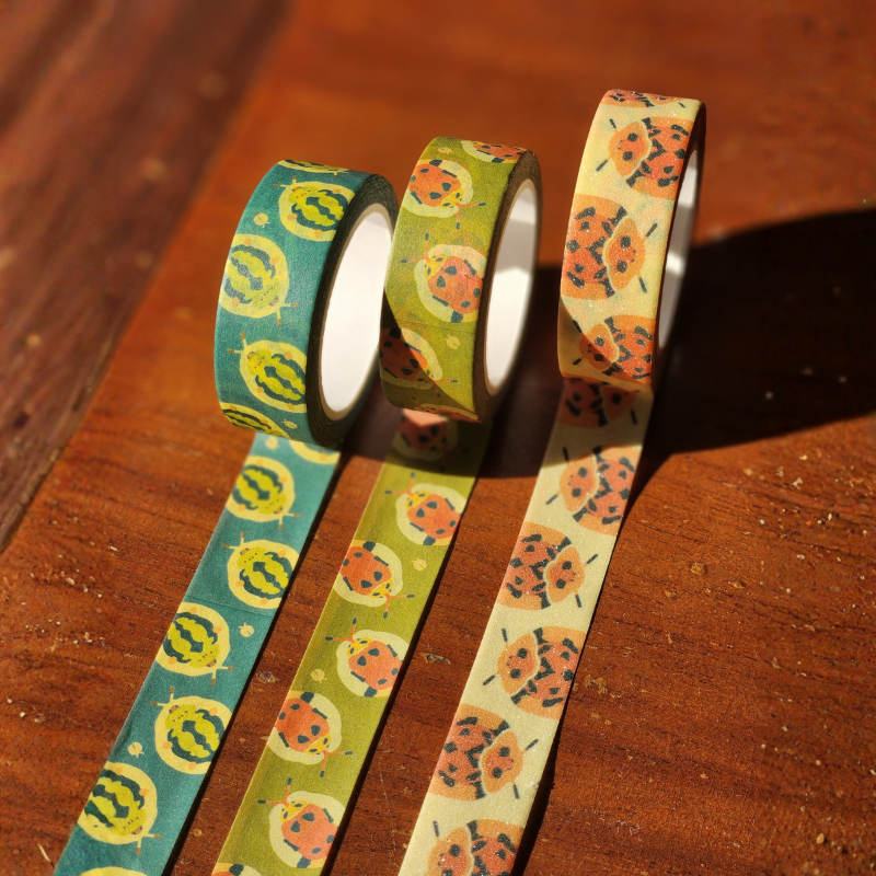 Tortoise Beetle Washi Tape Set