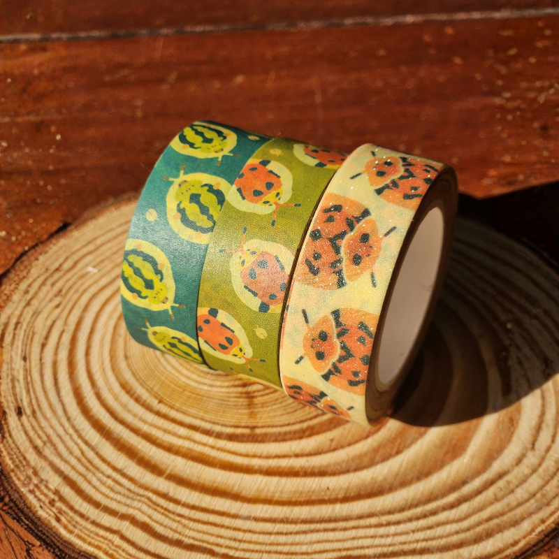 Tortoise Beetle Washi Tape Set