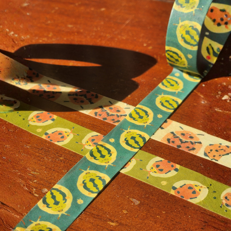 Tortoise Beetle Washi Tape Set