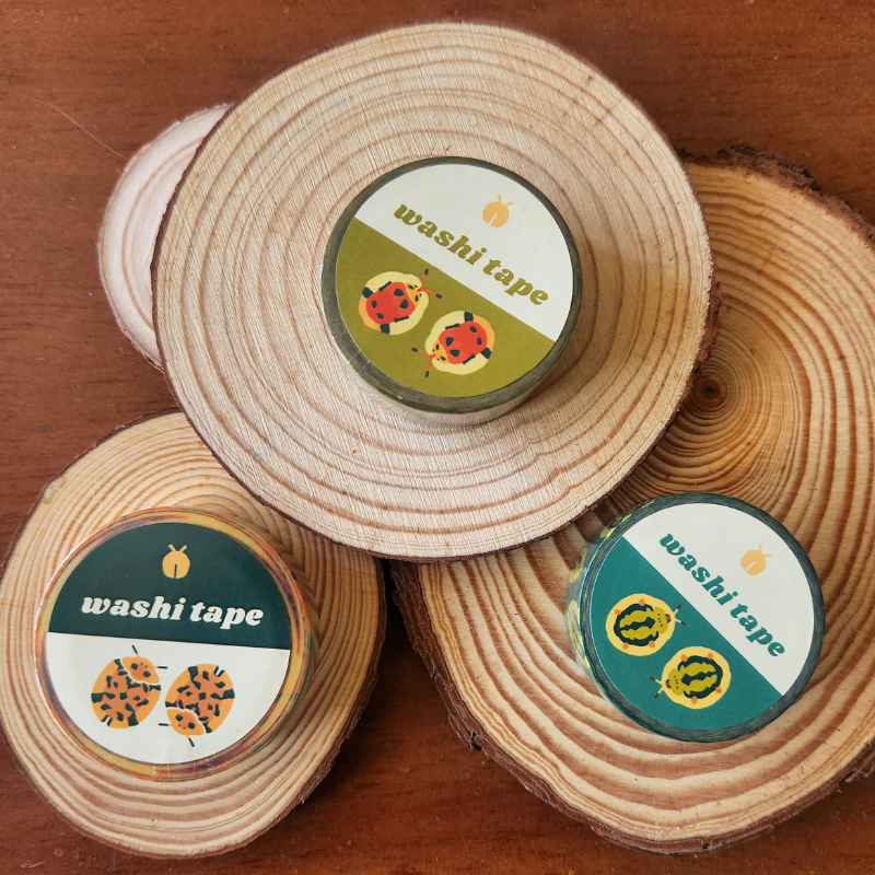 Tortoise Beetle Washi Tape Set